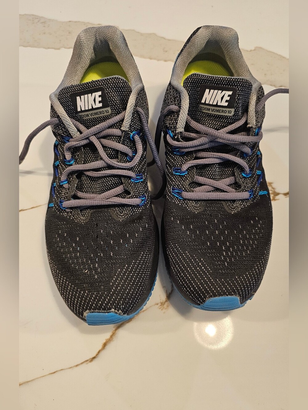 Nike Zoom Vomero Men's Running Shoes - Black/Gray/Blue